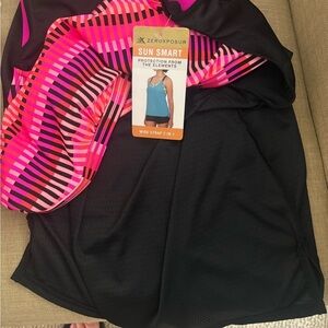 ZeroXposur Vibrant Pink and Black Swimwear